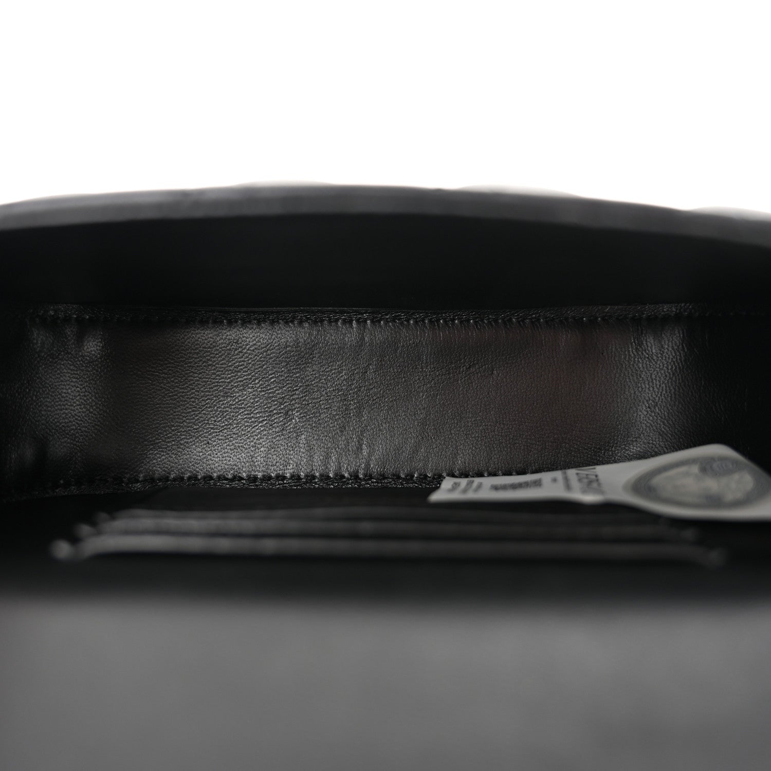 Versace Nappa Quilted Virtus Evening Bag Black 5 of 10