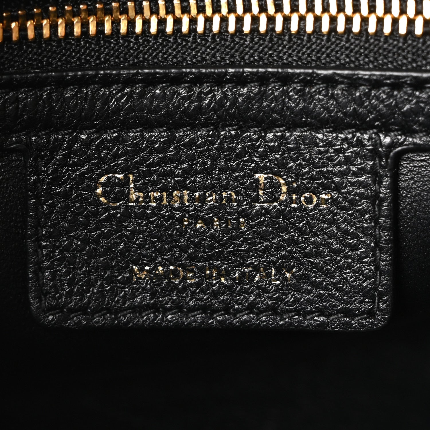 Christian Dior Calfskin Cannage Small Caro Bag Black 5 of 10