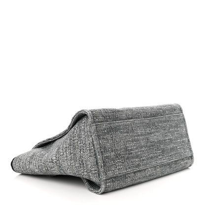 Chanel Canvas Medium Deauville Tote Charcoal 4 of 10