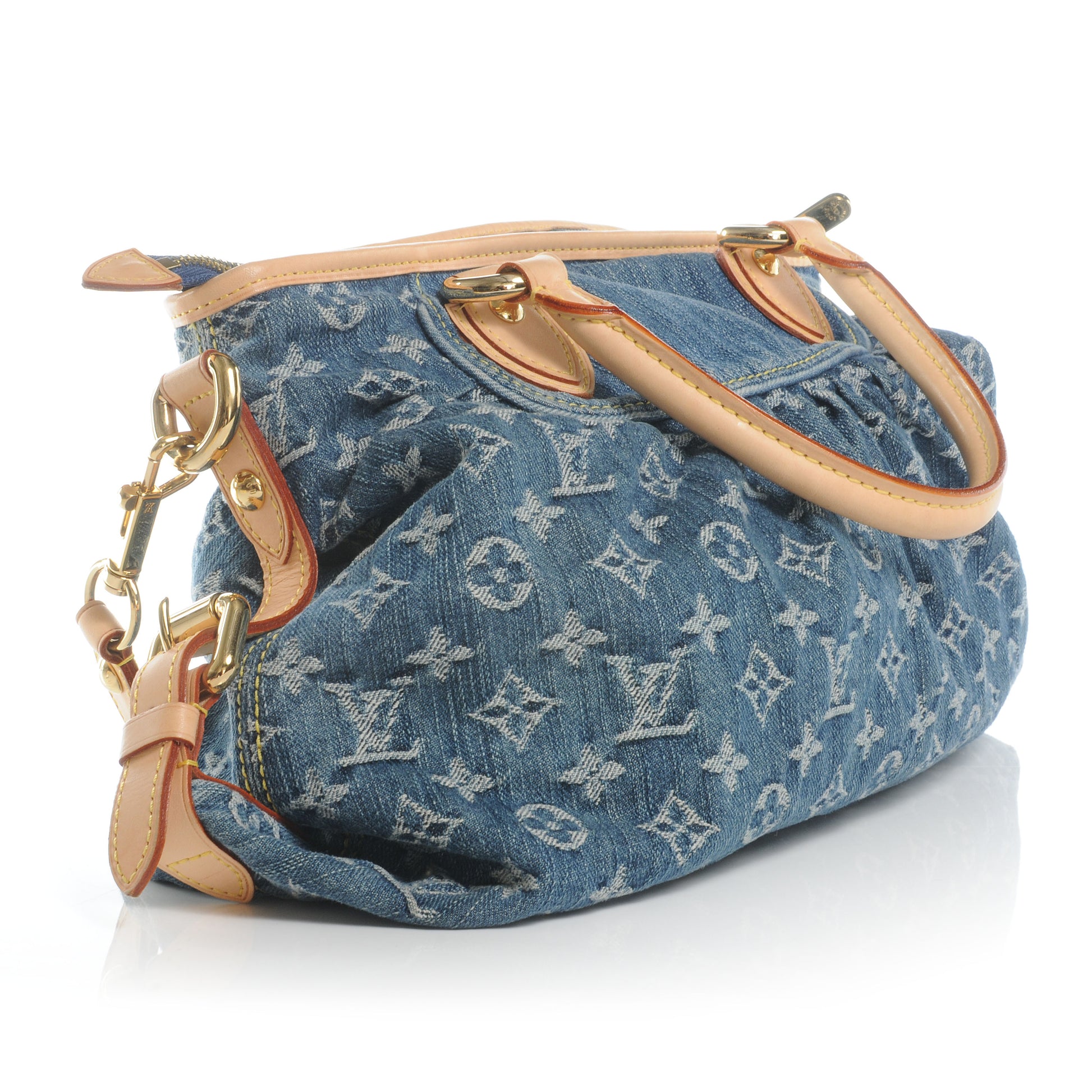 Louis Vuitton Denim Neo Cabby MM Blue 3 of 8