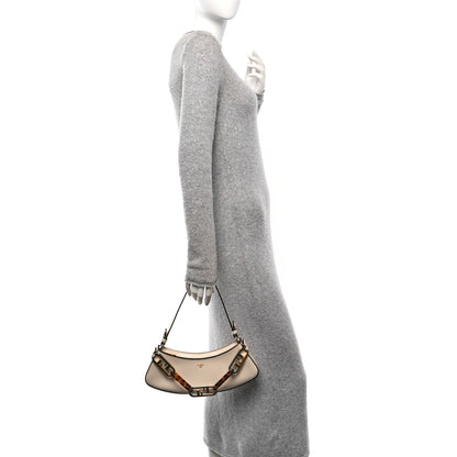 Fendi Vitello Queen Palmellato Fendi O'Lock Swing Camelia 2 of 10