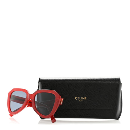 Celine Acetate Sunglasses CL40046U Milky Red 8 of 8