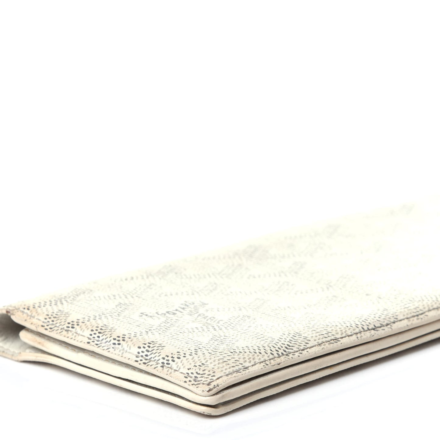 Goyardine Richelieu Wallet White
