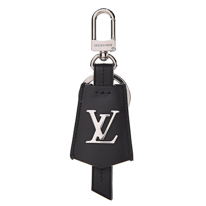 Louis Vuitton Calfskin Clochette Key Holder Black 1 of 3