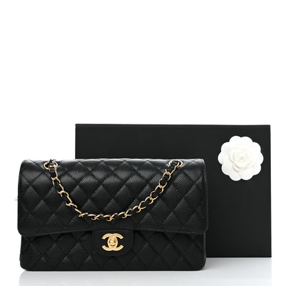 Chanel Caviar Quilted Medium Double Flap Black 11 of 11