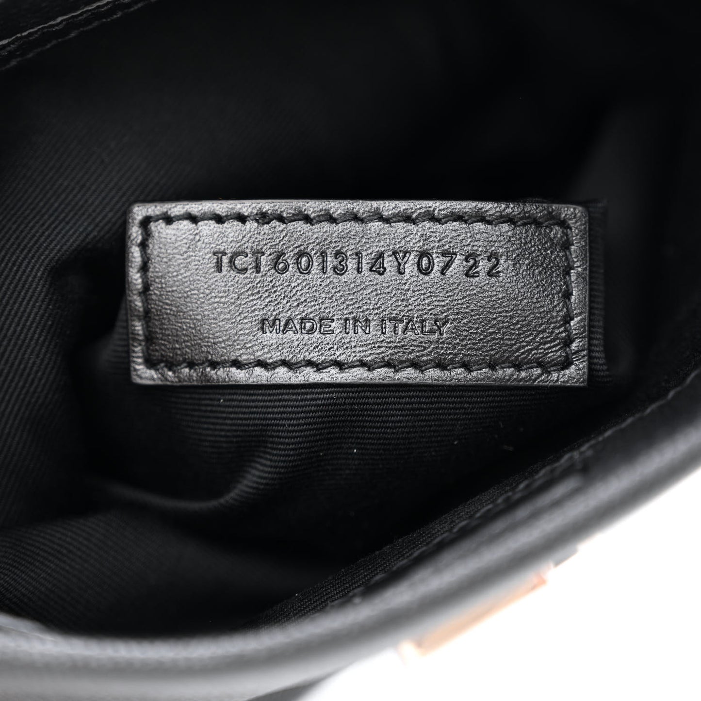 Grain De Poudre Monogram Toy West Hollywood Fold-Over Bag Black