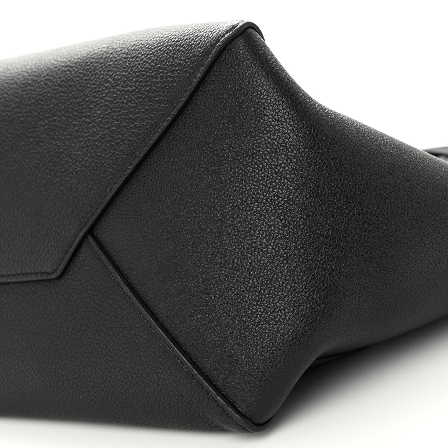 Celine Soft Grained Calfskin Small Belt Cabas Phantom Black 10 of 10
