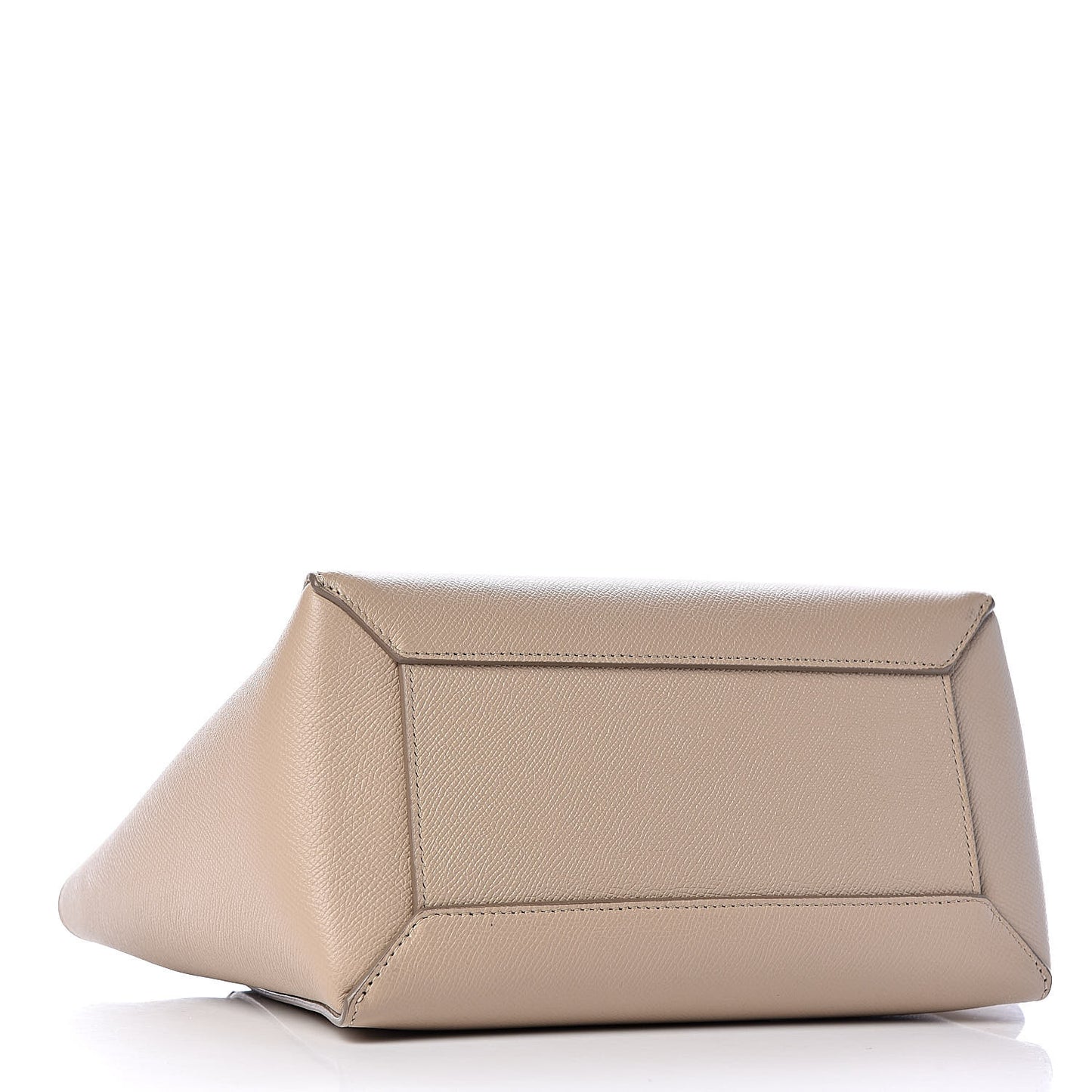 Grained Calfskin Micro Belt Bag Light Taupe