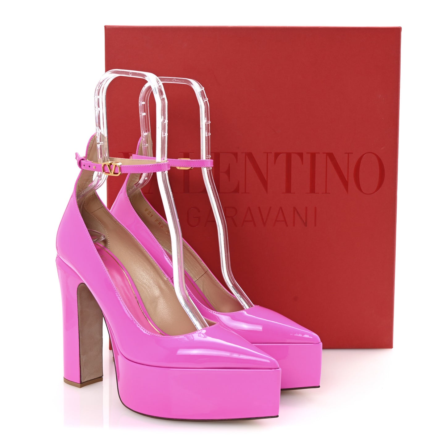 Patent Tan-Go 45/135mm Platform Pumps 38 Pink PP