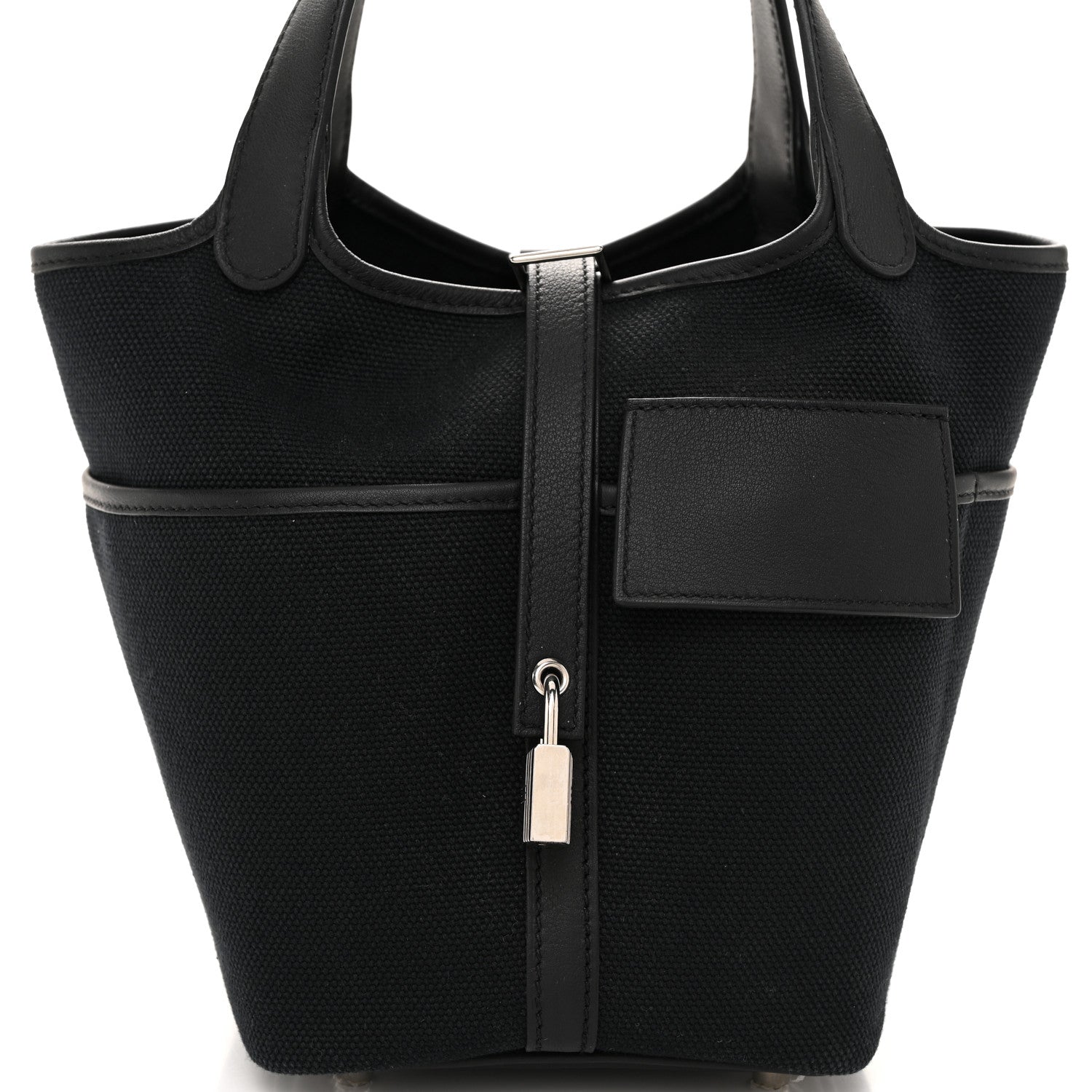 Hermes Toile Goeland Swift Cargo Picotin Lock 18 Bleu Marine Black 8 of 11