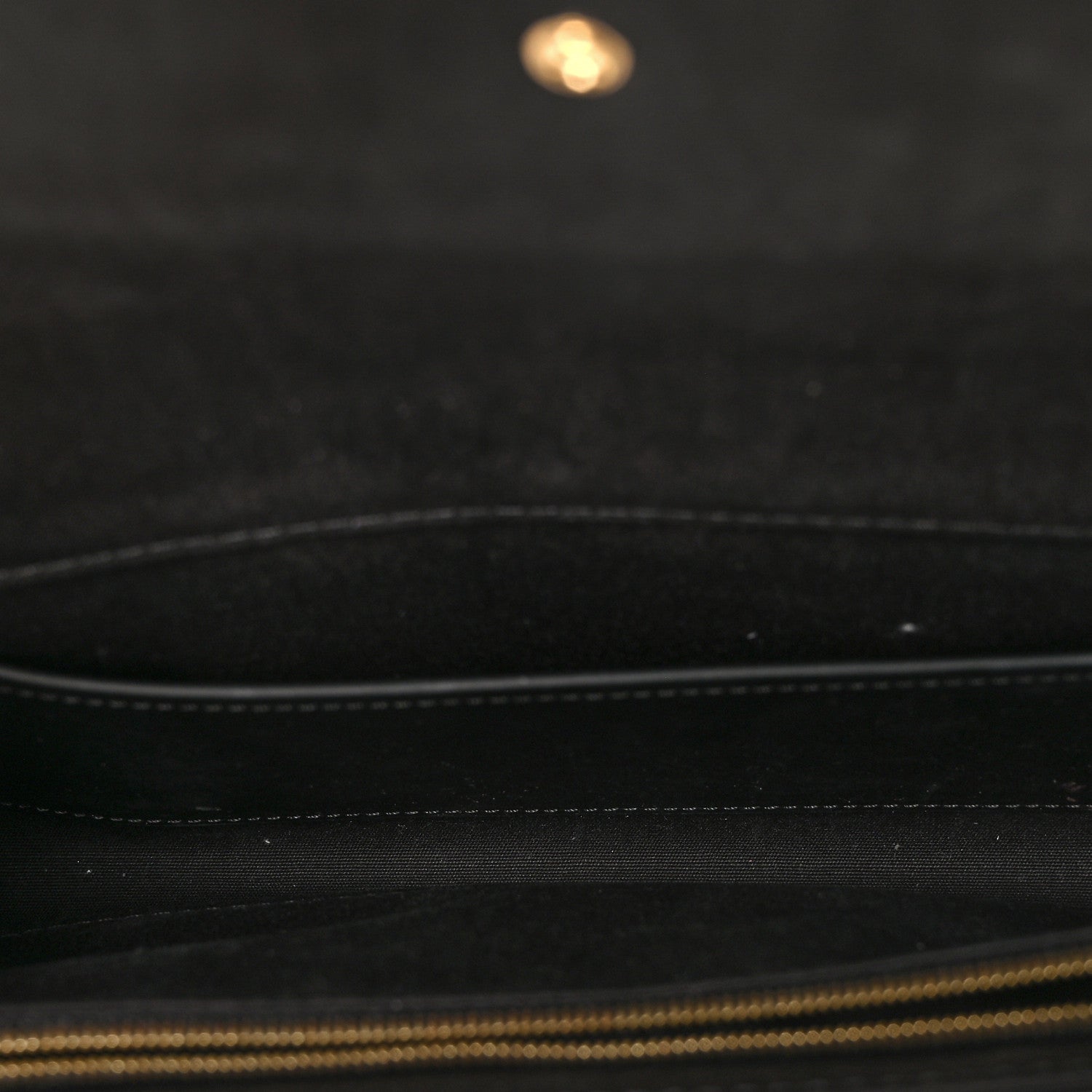 Louis Vuitton Patent Louise Clutch Black 5 of 10