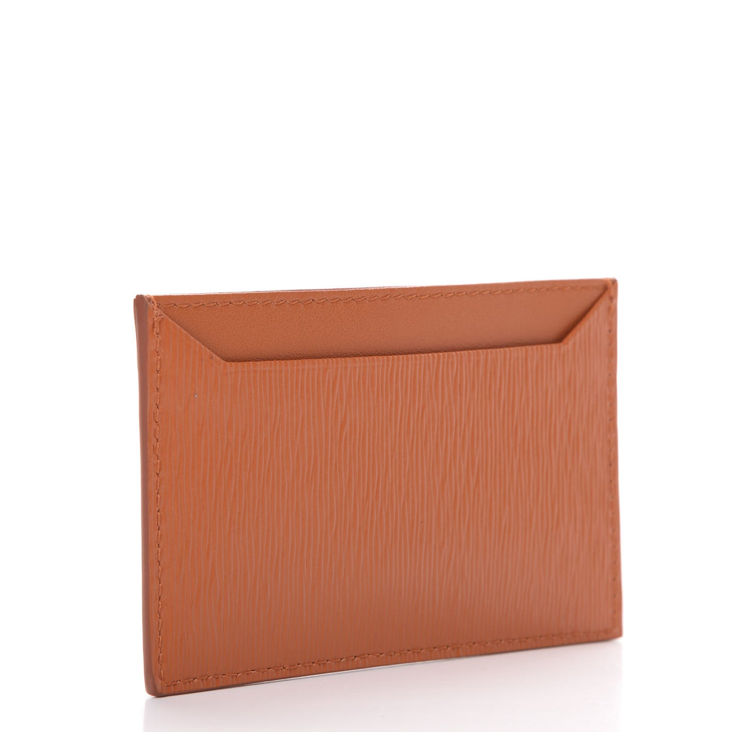 Vitello Move Metal Card Case Papaya