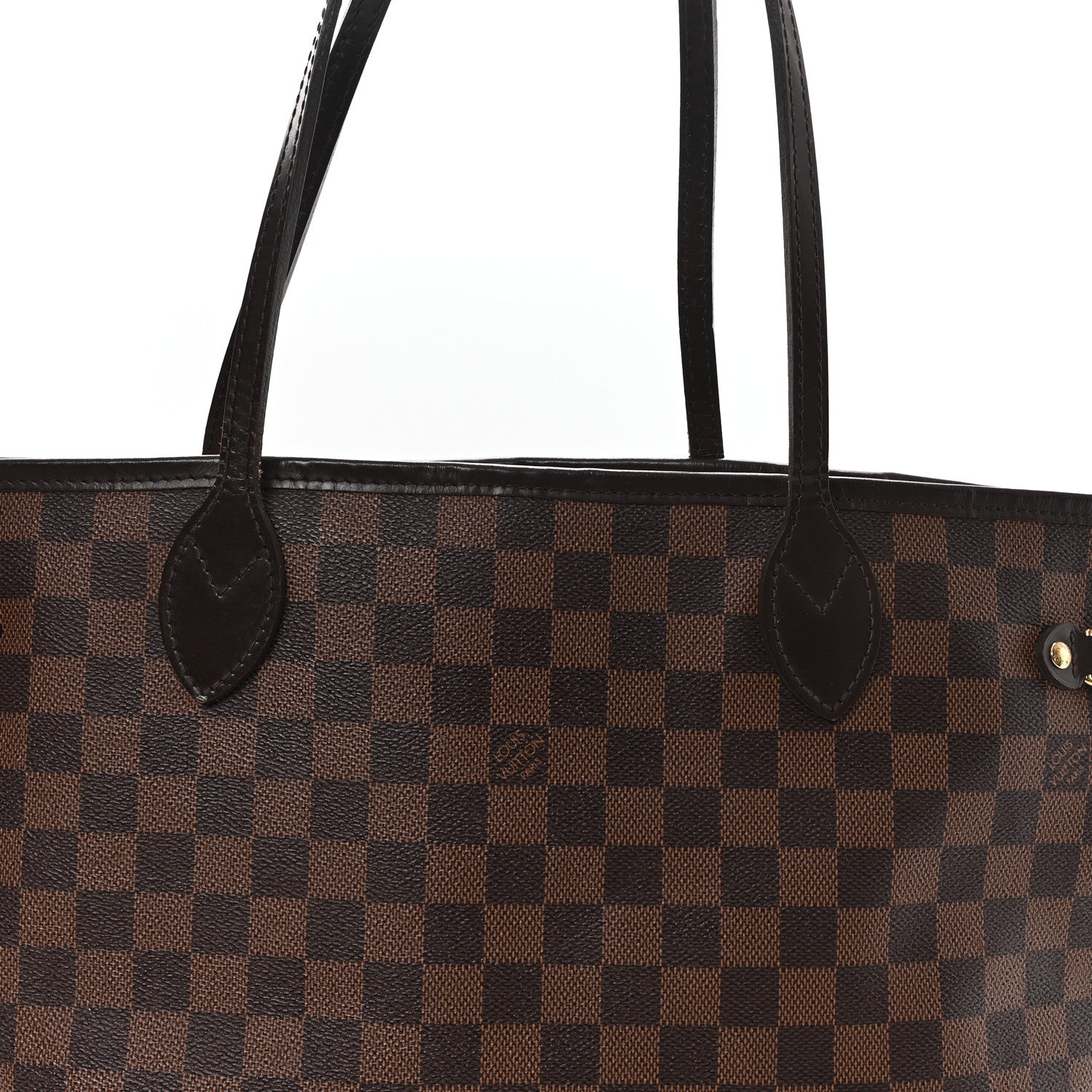 Louis Vuitton Damier Ebene Neo Neverfull MM Rose Ballerine 10 of 14