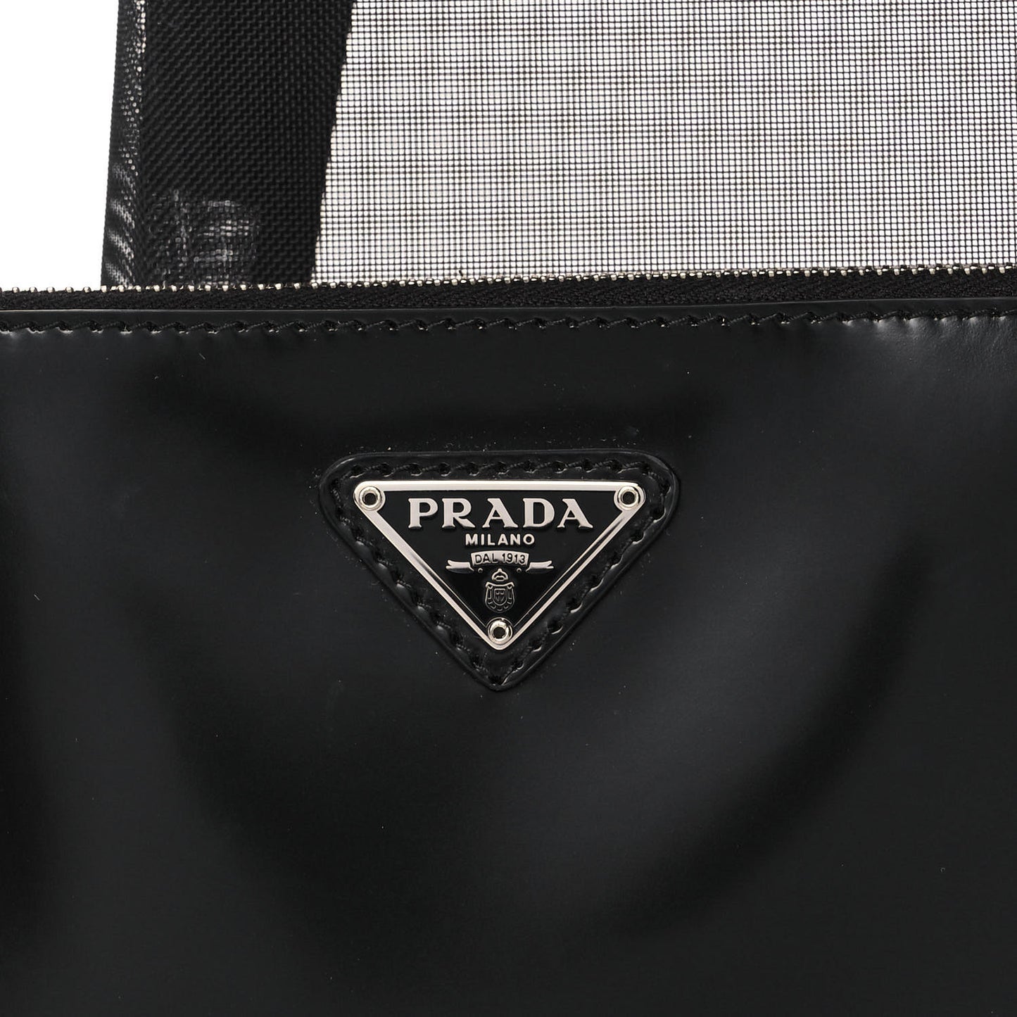 Mesh Small Tote Bag Black