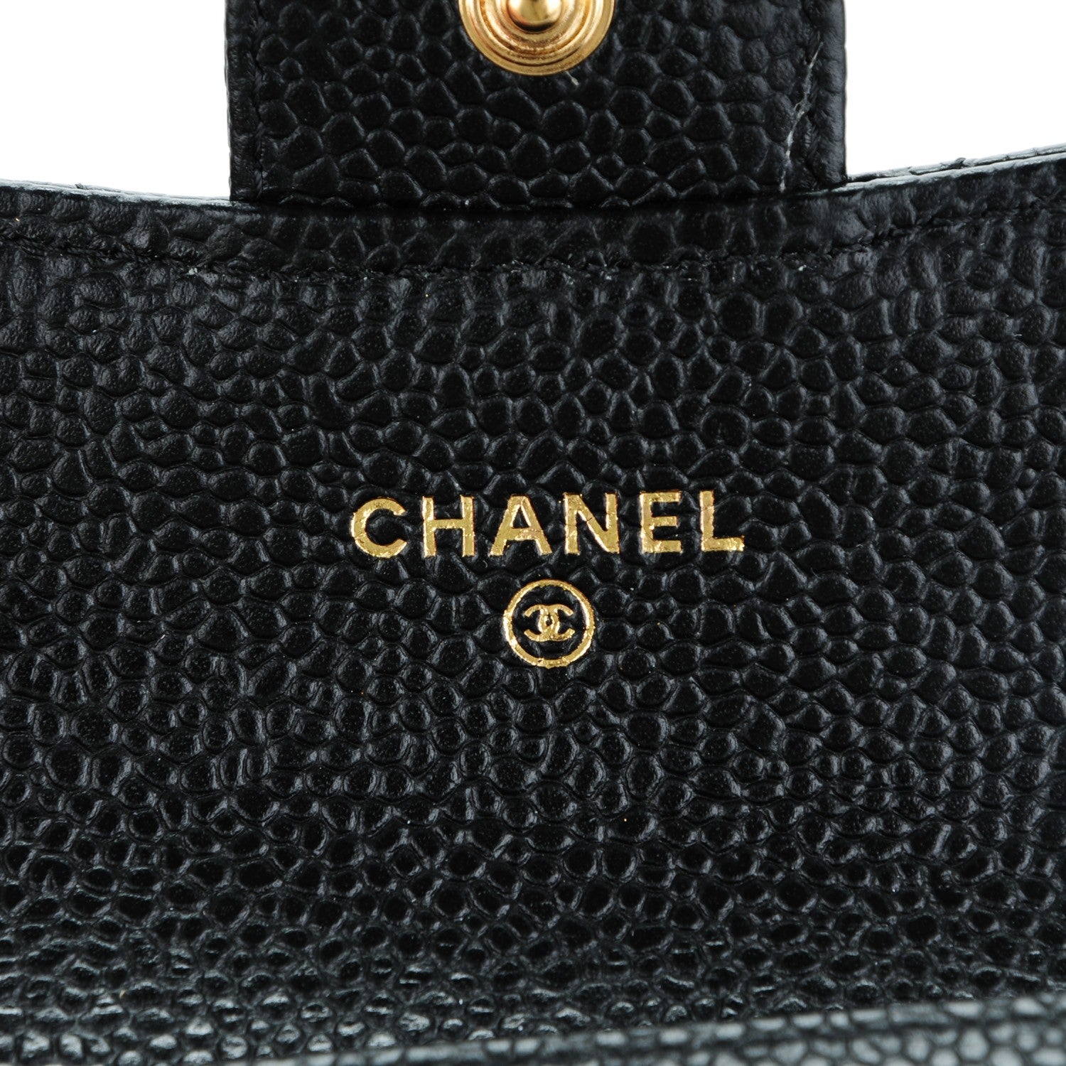 Chanel Caviar Quilted Flap Card Holder Black 6 of 8