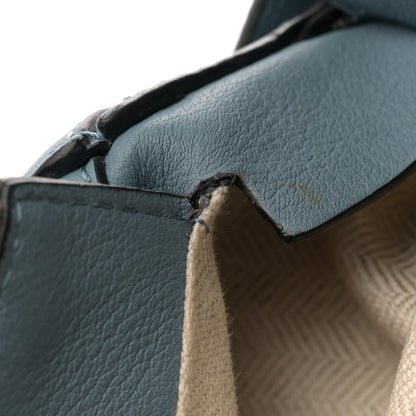 Loewe Calfskin Medium Puzzle Bag Stone Blue 11 of 11