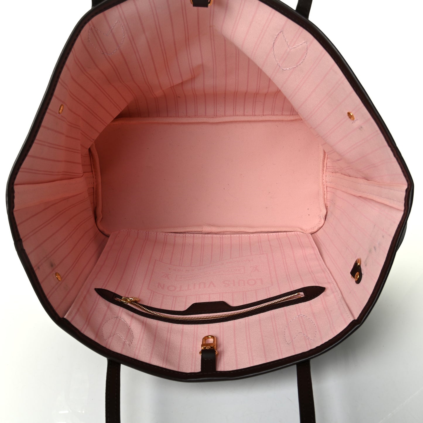 Damier Ebene Neo Neverfull MM Rose Ballerine