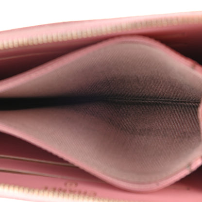 Chanel Iridescent Caviar Quilted Medium Zip Around Wallet Pink 9 of 13