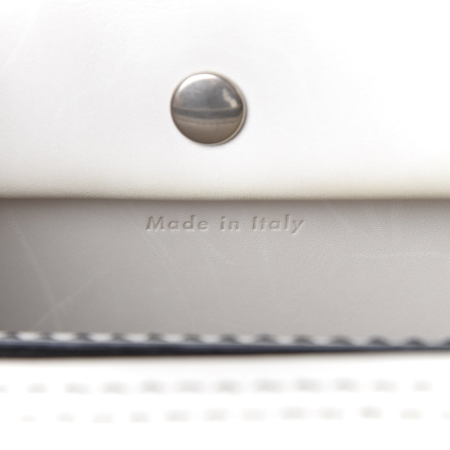 Celine Natural Calfskin Small Square With Pocket White 7 of 17