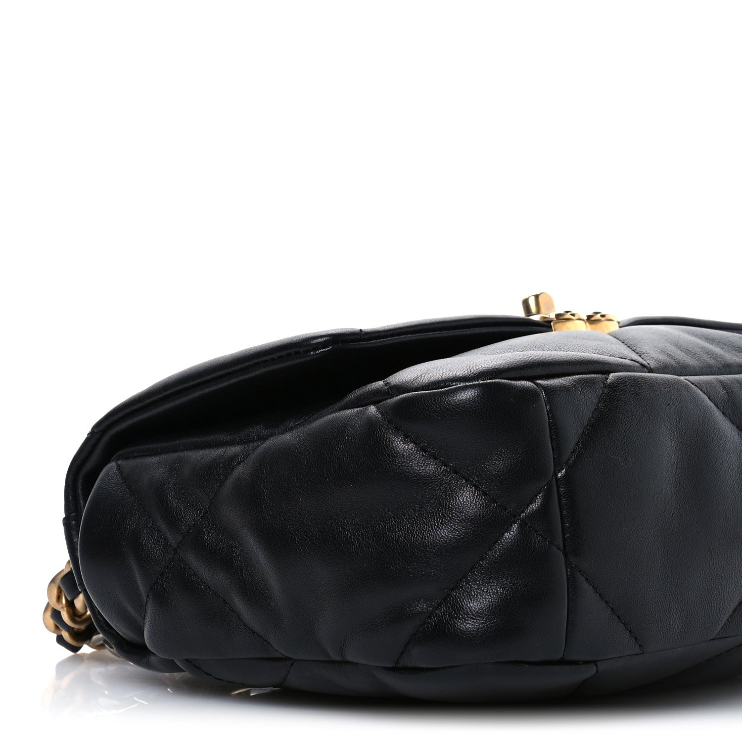 Chanel Lambskin Quilted Medium Chanel 19 Flap Black 4 of 11