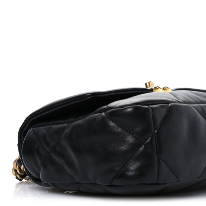 Chanel Lambskin Quilted Medium Chanel 19 Flap Black 4 of 11