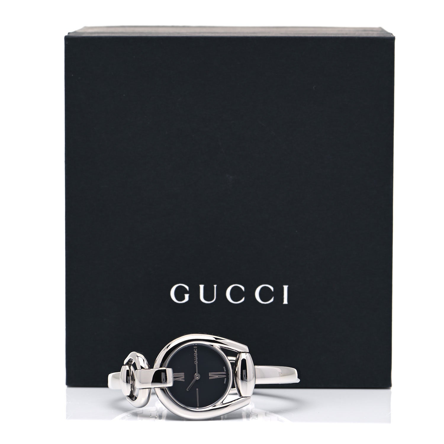 Gucci Stainless Steel 28mm Horsebit Quartz Watch Black 5 of 5