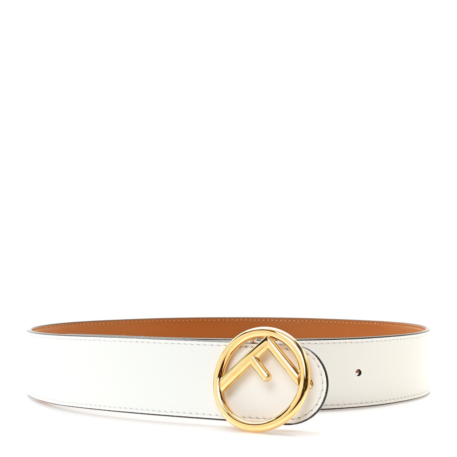 Fendi Vitello Liberty F is Fendi Bi-Color Reversible 80 32 Belt
