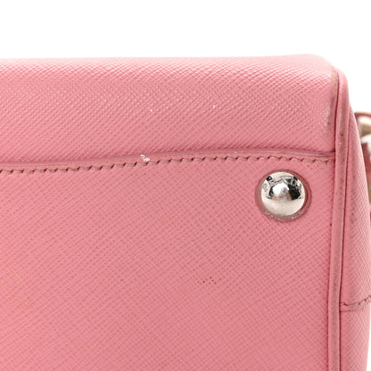 Prada Saffiano Lux Top Handle Crossbody Bag Petalo 12 of 16