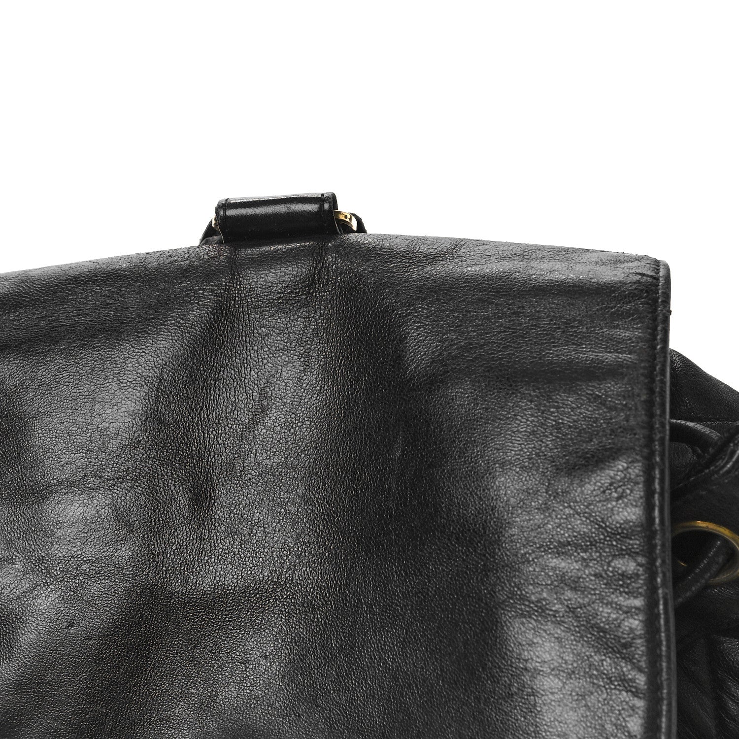 Chanel Lambskin Quilted Backpack Black 10 of 11
