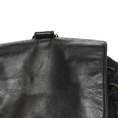 Chanel Lambskin Quilted Backpack Black 10 of 11