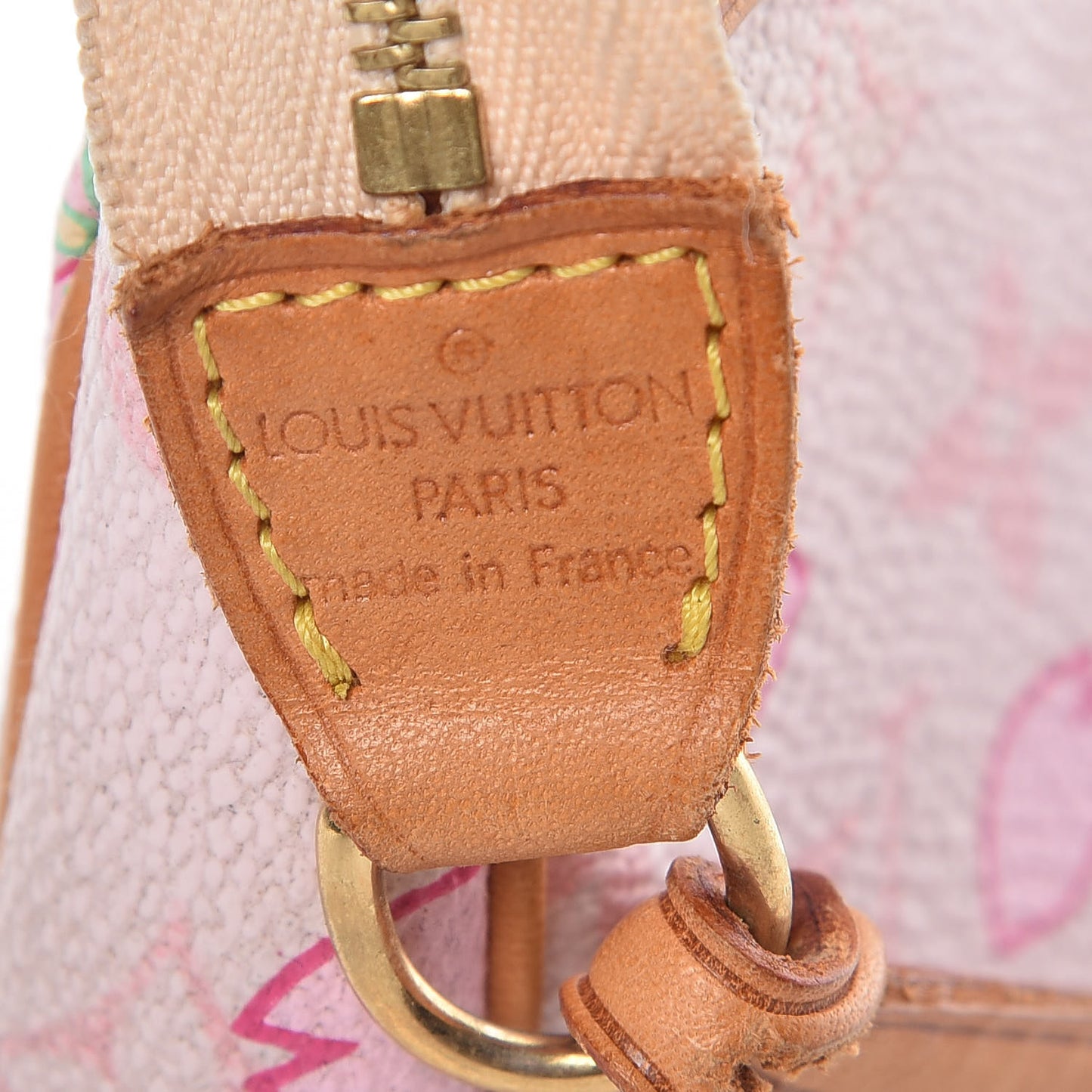 Monogram Cherry Blossom Pochette Accessories Pink