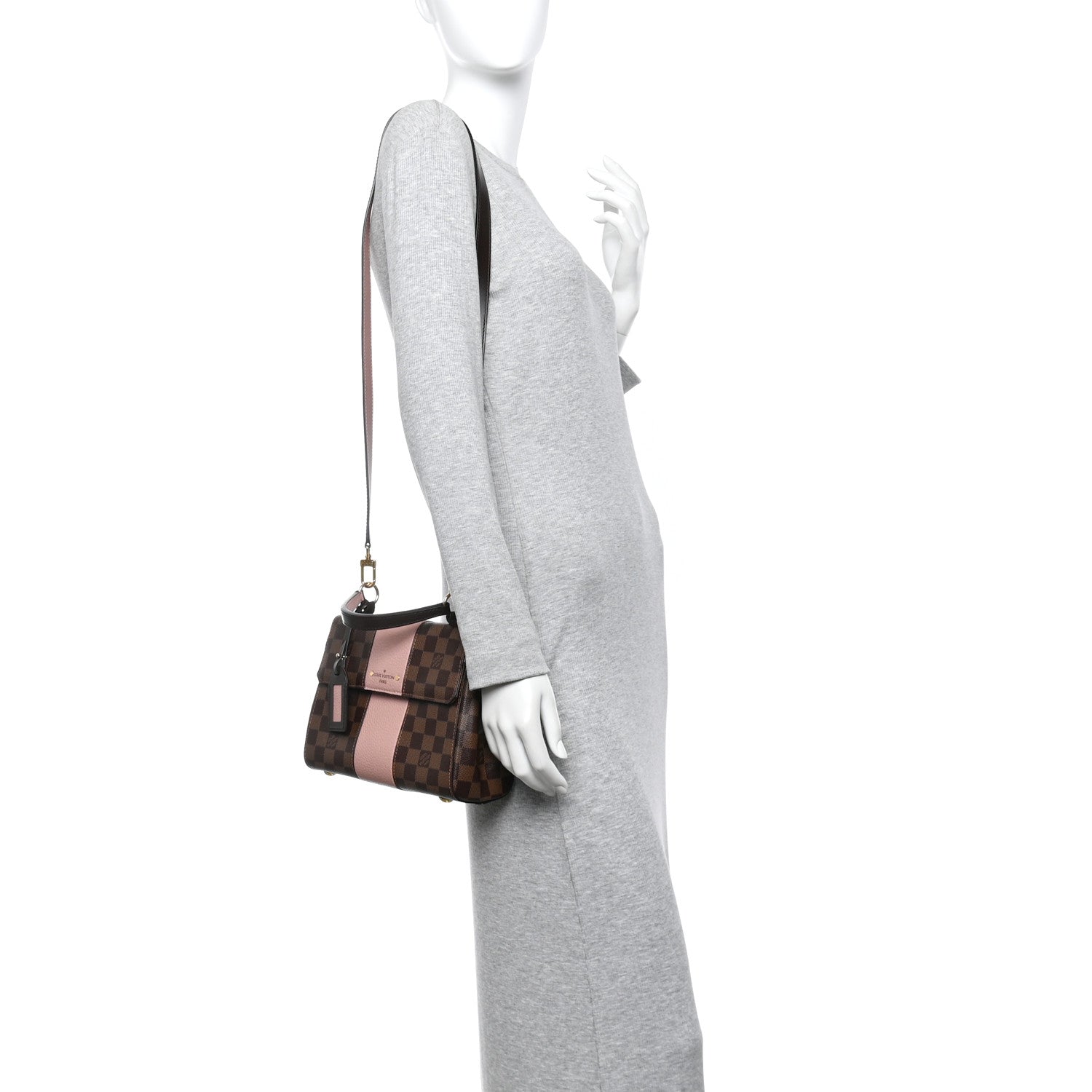 Louis Vuitton Damier Ebene Bond Street BB Magnolia 2 of 10