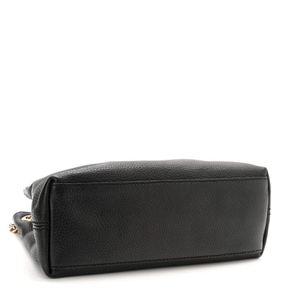 Gucci Pebbled Calfskin Small Soho Chain Shoulder Bag Black 4 of 10