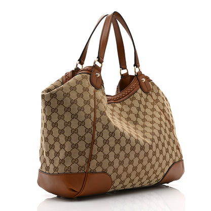 Gucci Monogram Medium Brick Lane Tote Brown 3 of 11