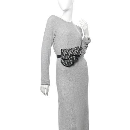 Christian Dior HOMME Oblique Saddle Belt Bag Blue 2 of 9