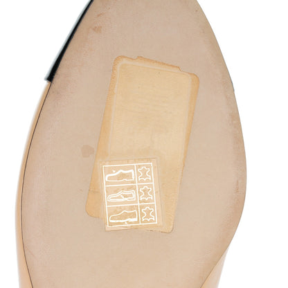 Chanel Lambskin Cap Toe Ballerina Flats 37 Beige Black 10 of 10