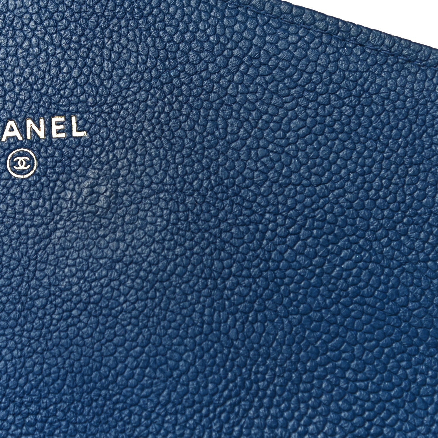 Chanel Grained Calfskin Quilted Cuba Square Wallet On Chain WOC Blue 11 of 14