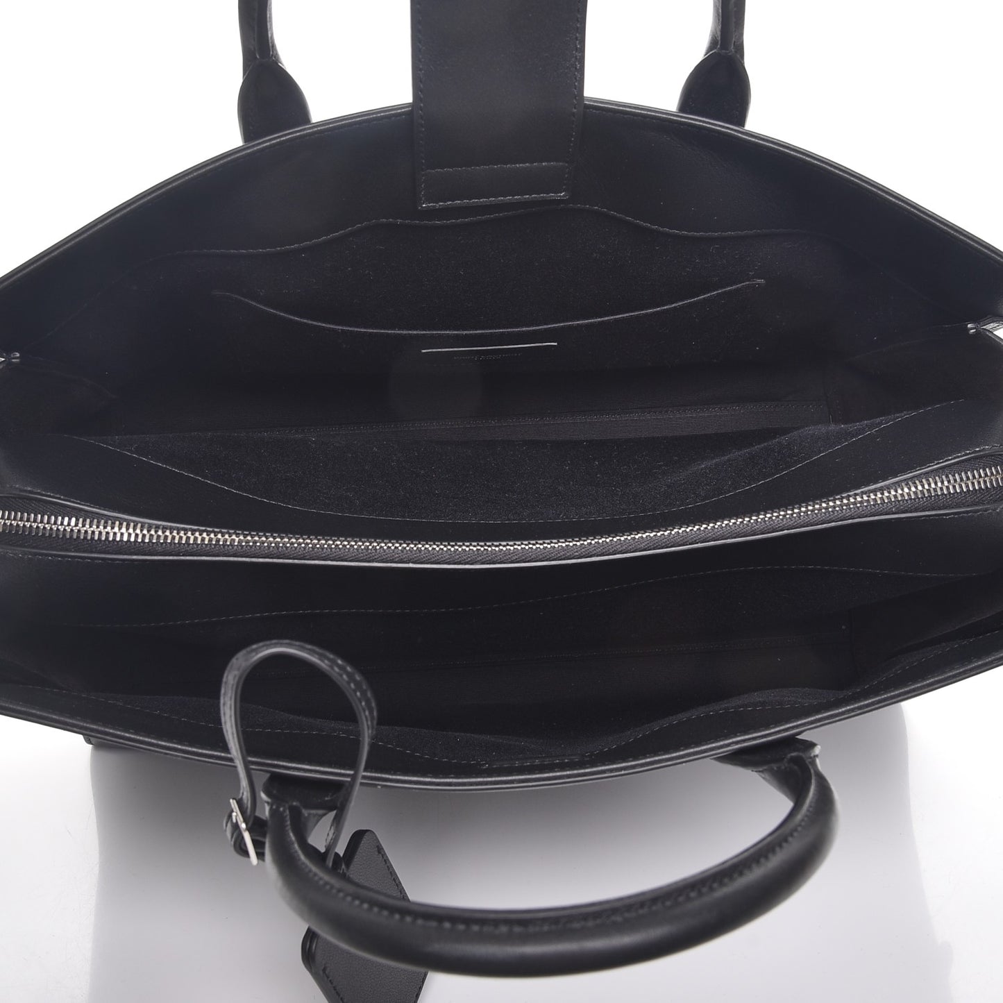 Calfskin Large Jane Tote Bag Black
