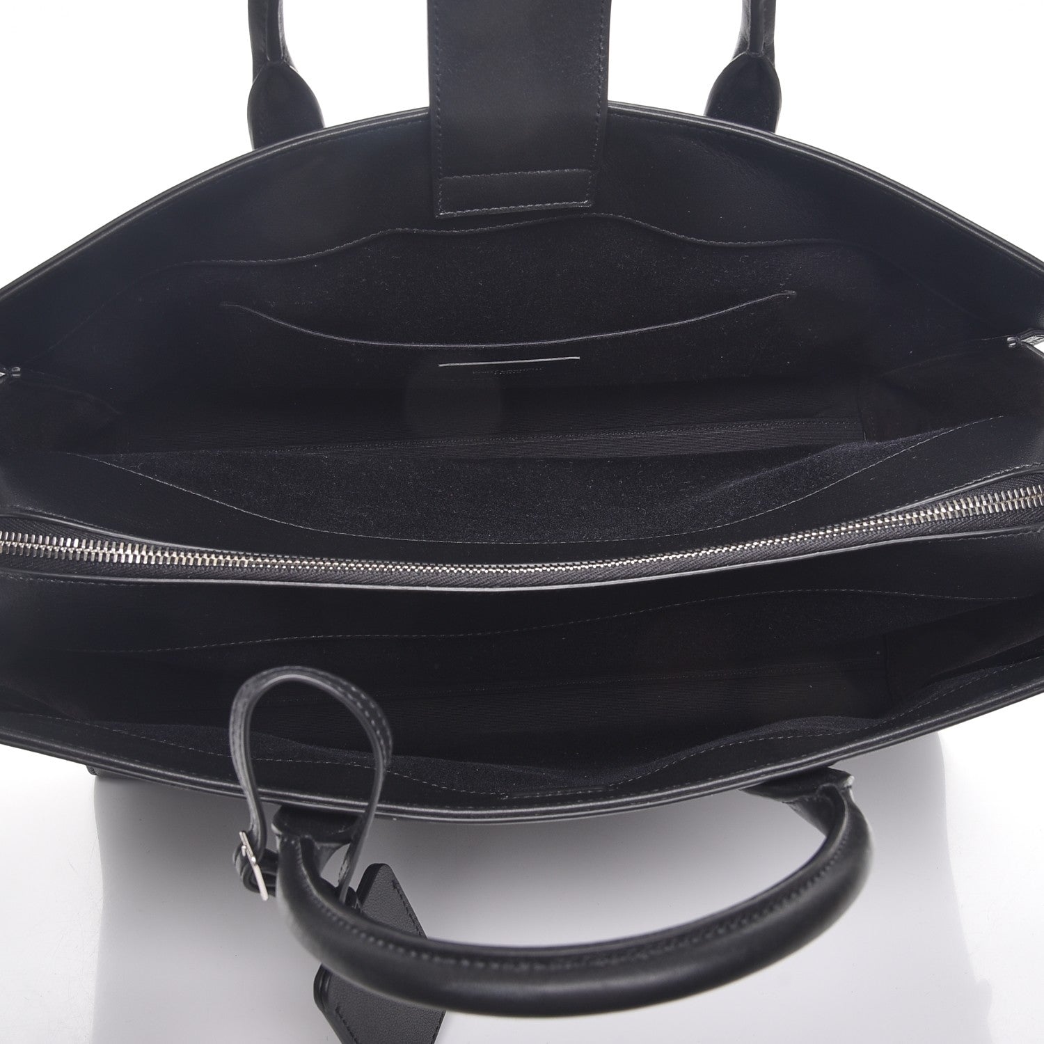 Saint Laurent Calfskin Large Jane Tote Bag Black 6 of 8