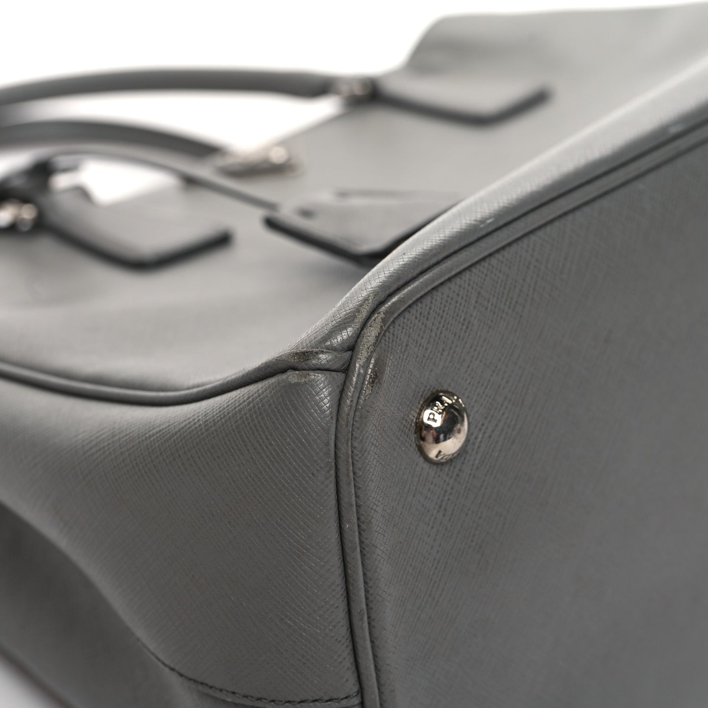 Saffiano Medium Galleria Double Zip Tote Marmo