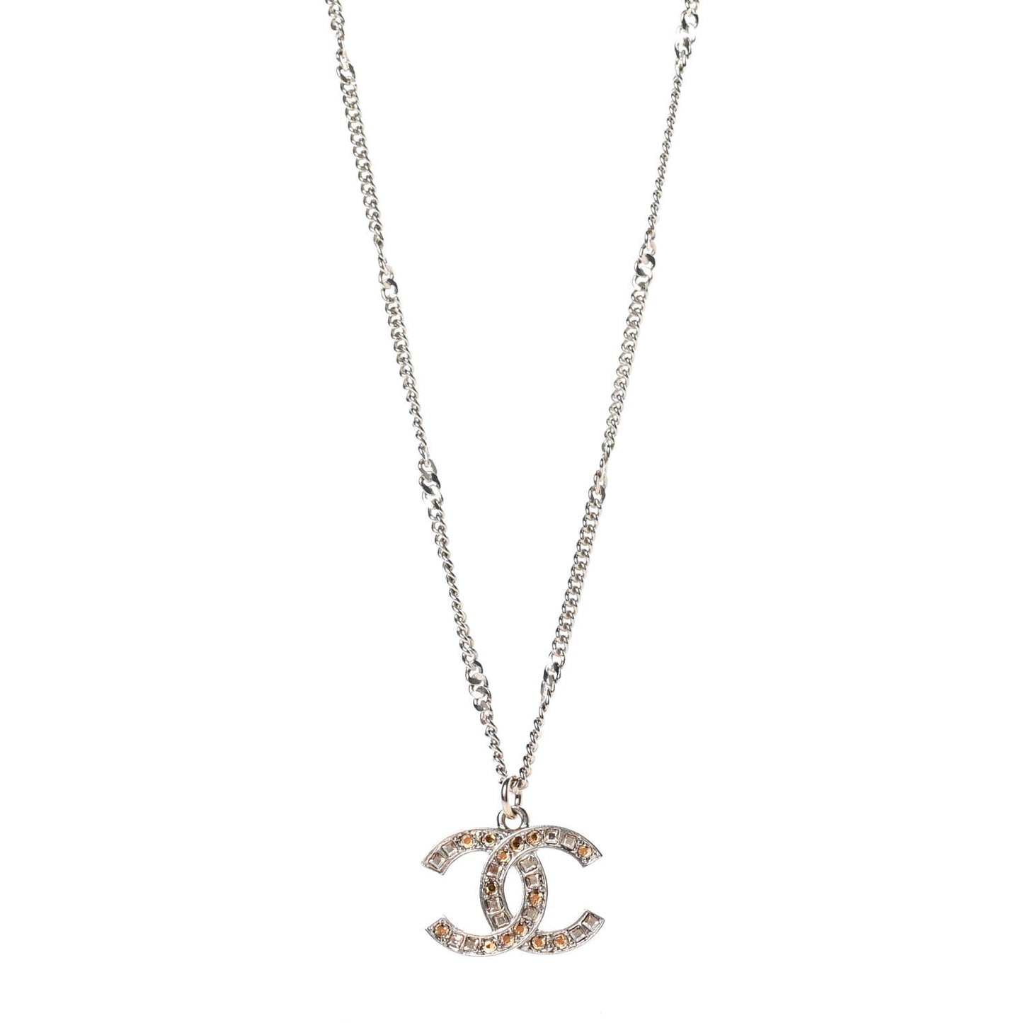 Baguette Crystal CC Starfall Necklace Gold