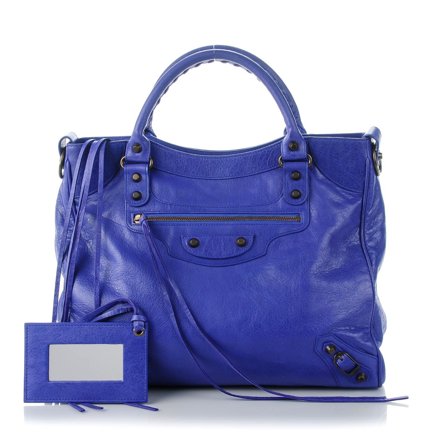 Balenciaga Agneau Classic Hardware Velo Bleu Lavande 1 of 7