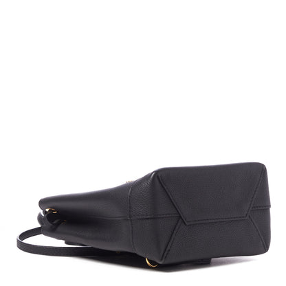 Louis Vuitton Calfskin Lockme Mini Backpack Black 3 of 9