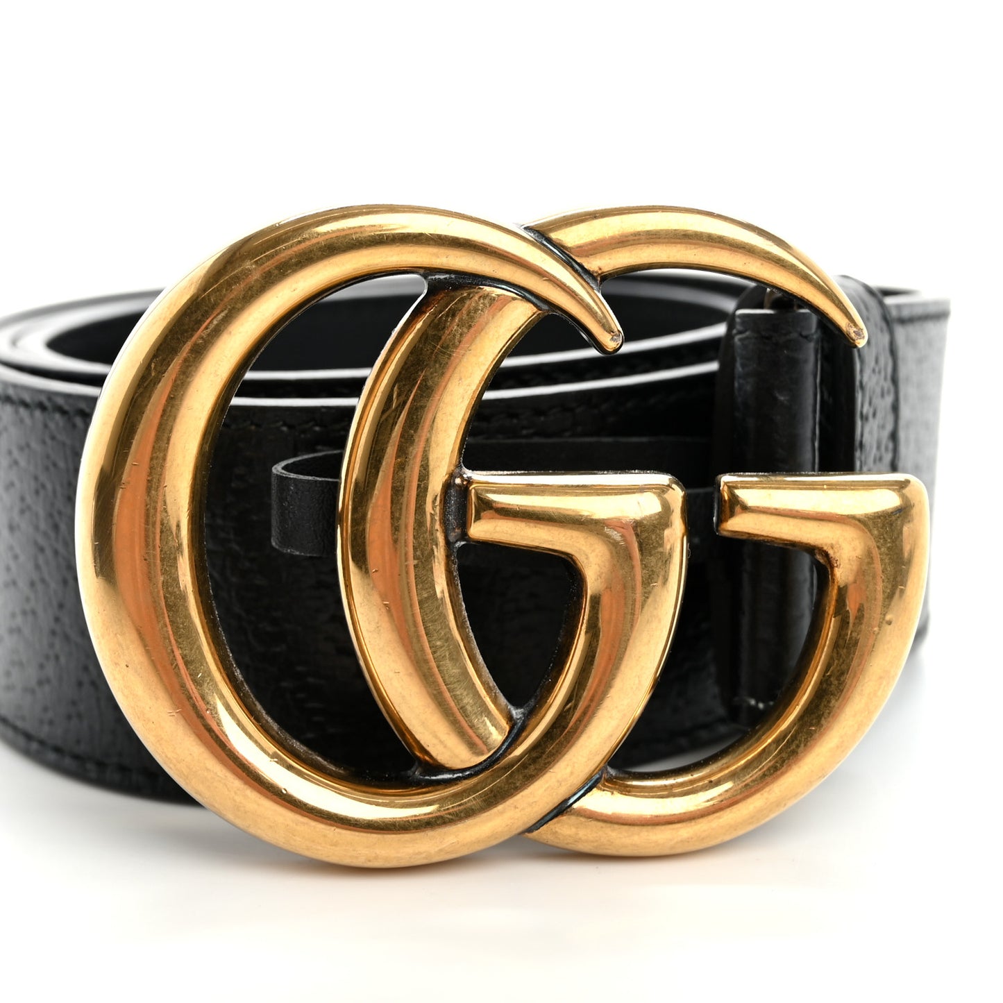 Textured Calfskin Double G 40mm Belt 90 36 Black