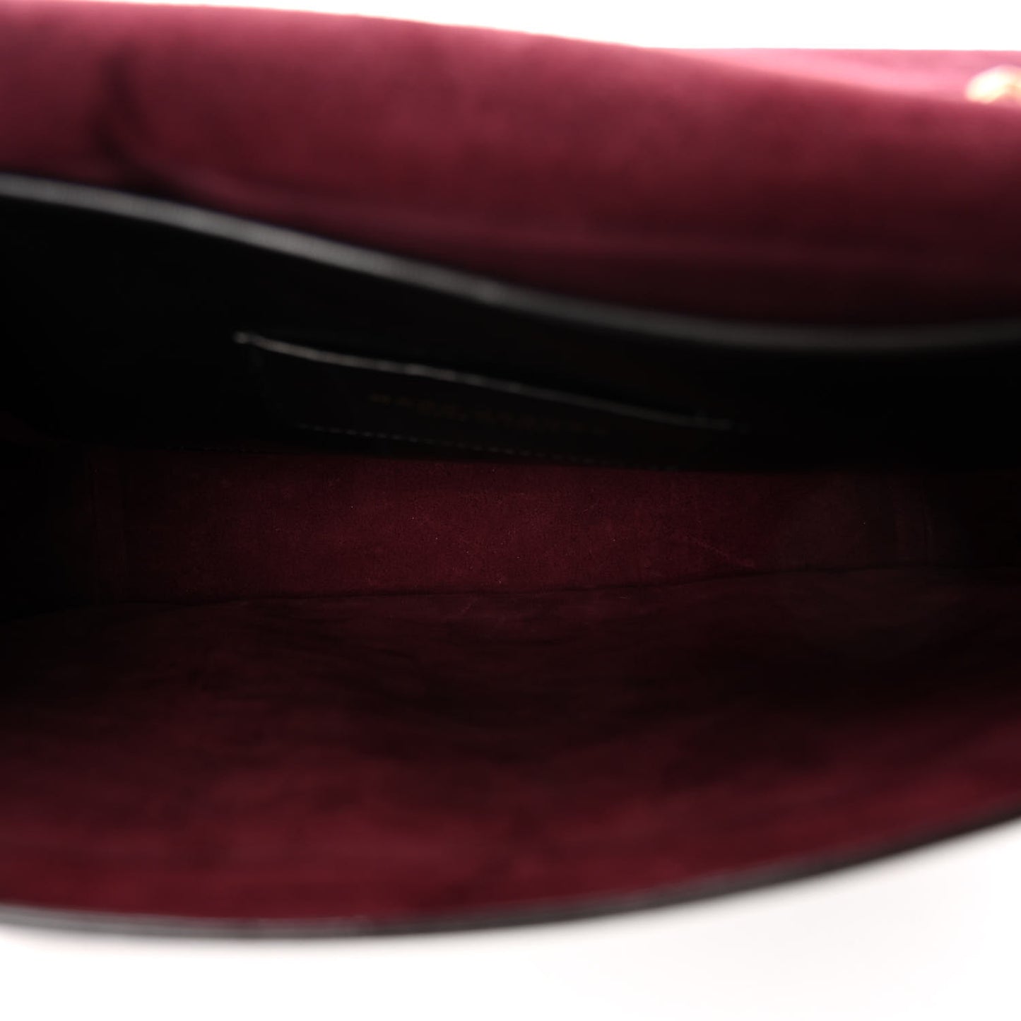 Lambskin Quilted Double Stitched The St Marc Trouble Shoulder Bag Black