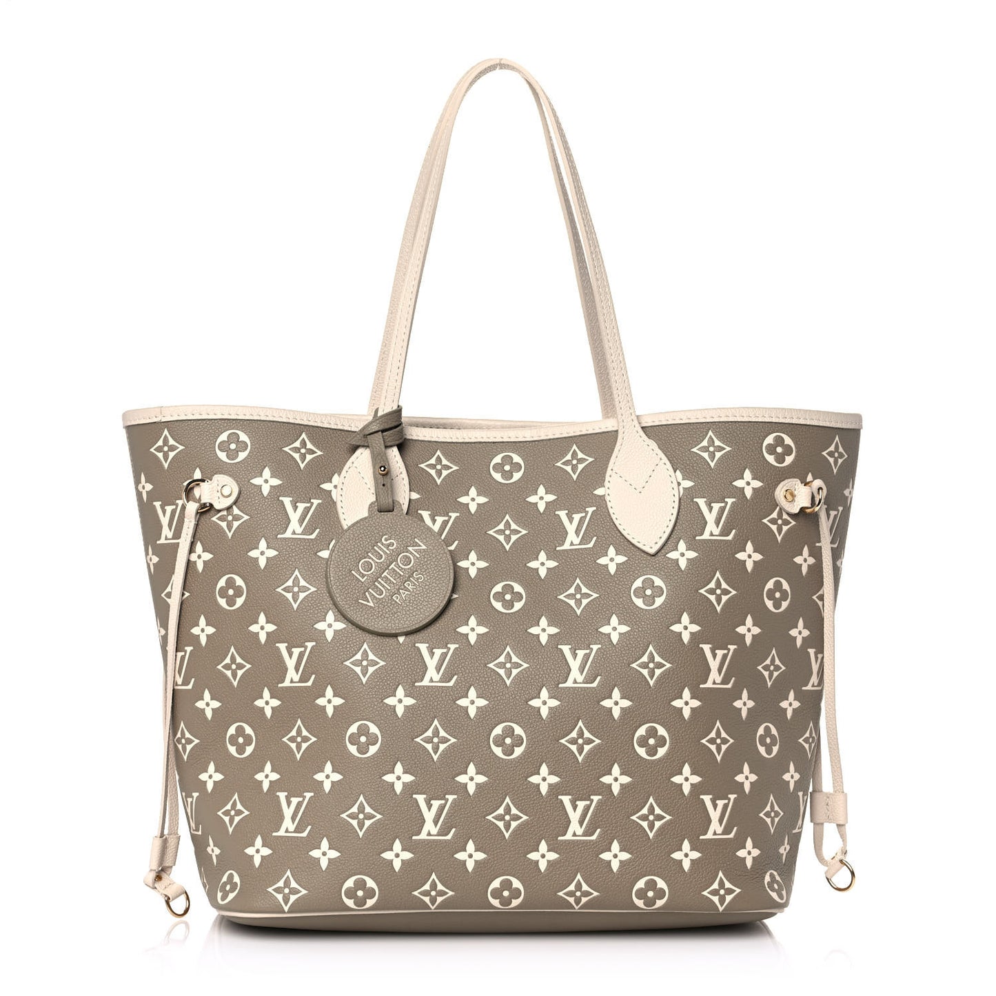 Empreinte Monogram Spring In The City Neverfull MM Kaki Beige Cream