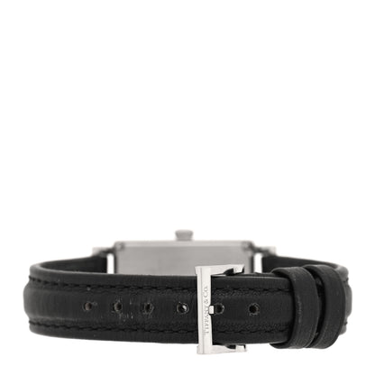 Tiffany Stainless Steel Calfskin Diamond 19mm Gallery Quartz Watch Black 3 of 4