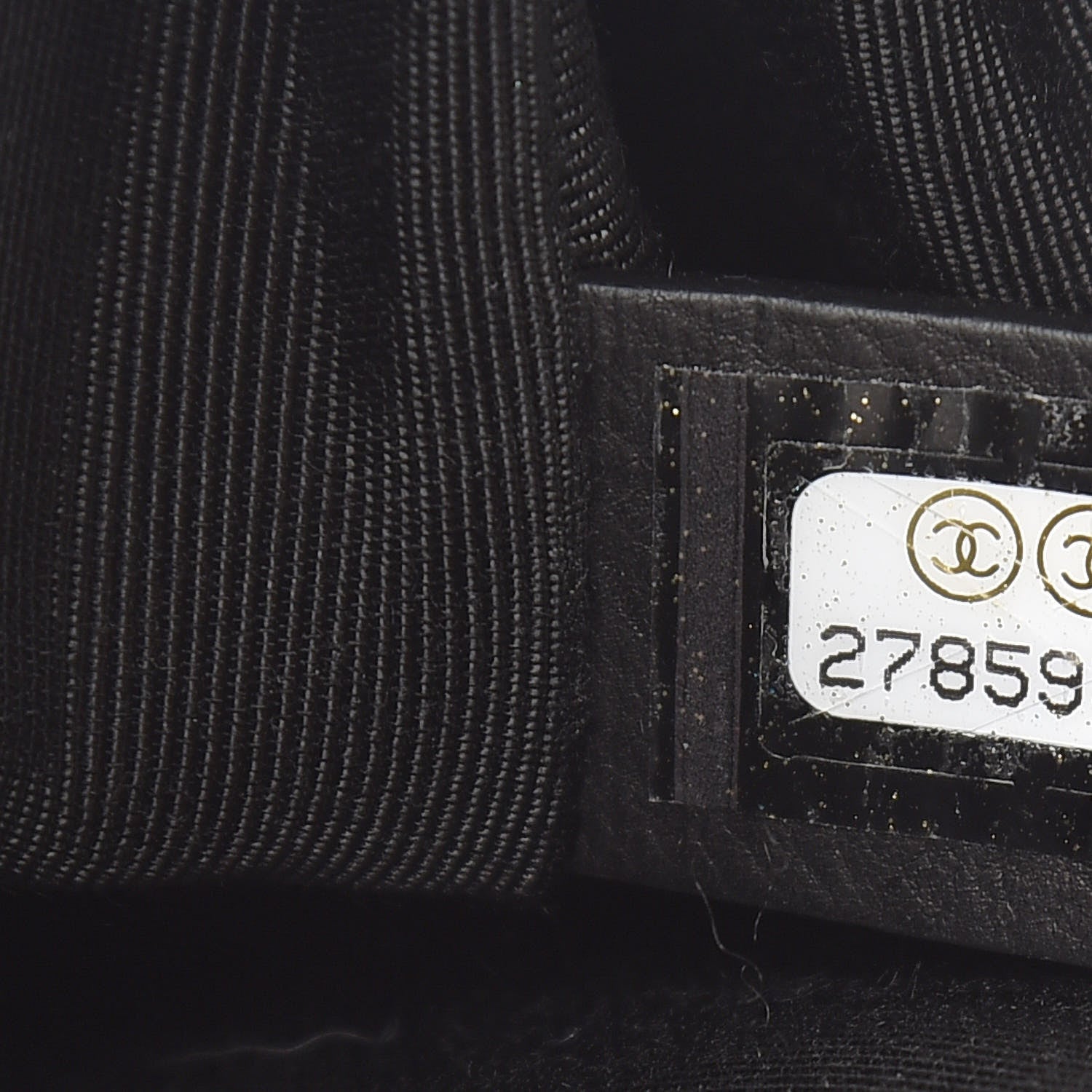 Chanel Caviar Chevron Quilted Small Boy Flap Black 9 of 11