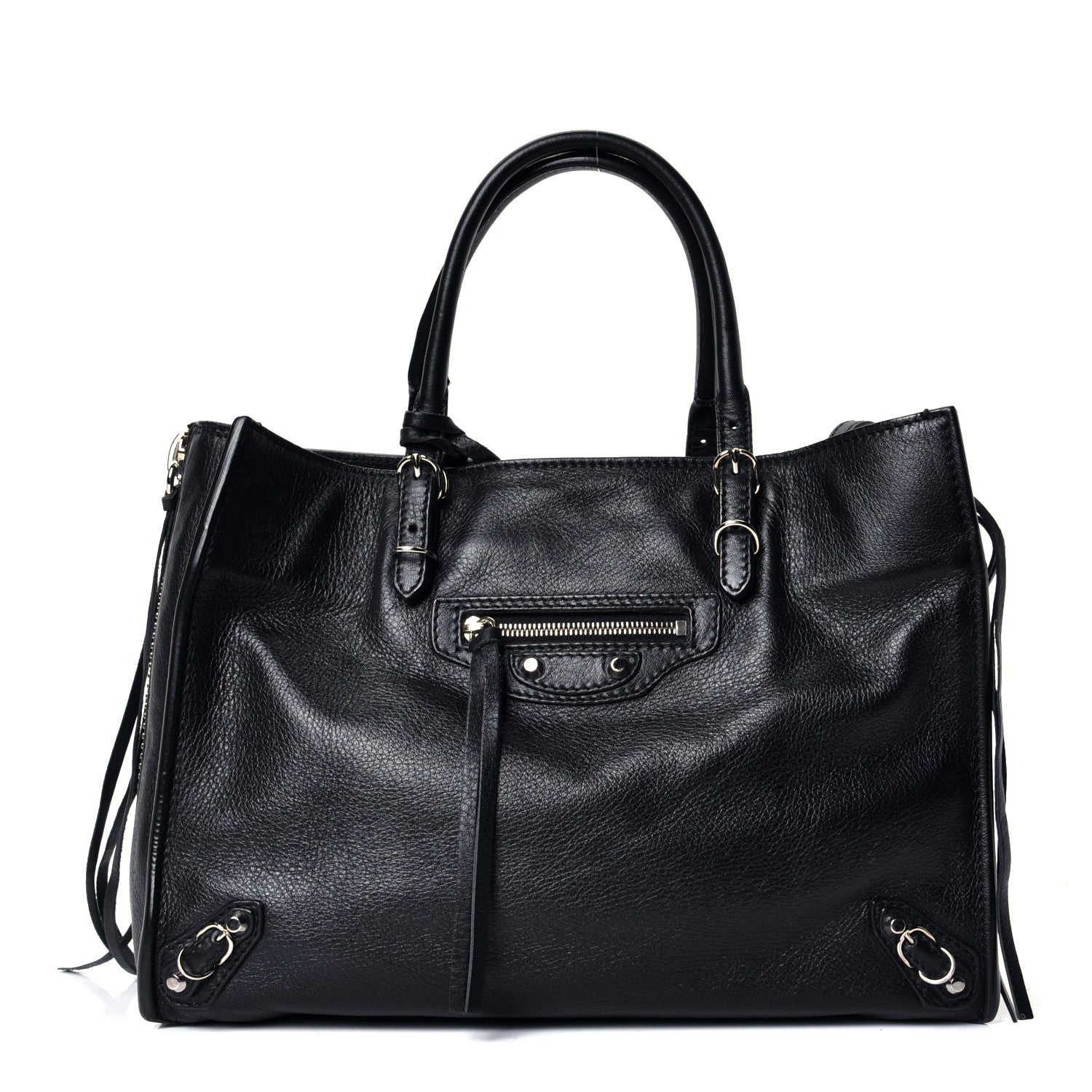 Balenciaga Veau Papier A6 Zip Around Tote Black 1 of 4