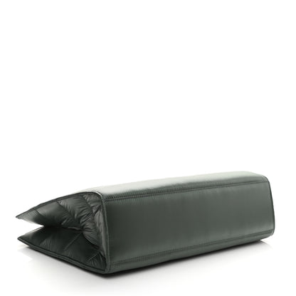Telfar Nylon Medium Puff Shopping Bag Green 4 of 10